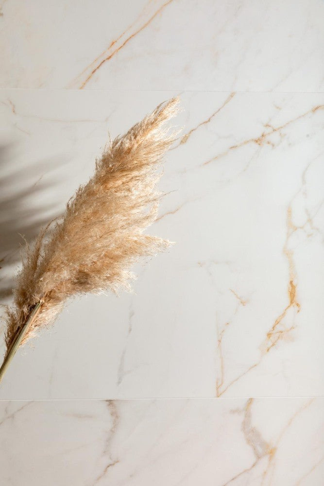 Faianta baie / bucatarie rectificata alba 60x180 cm, Marazzi Magnifica Calacatta Gold