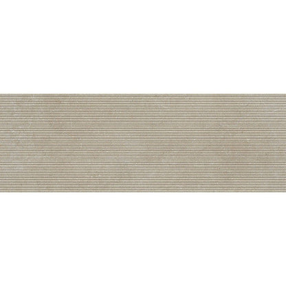 Faianta baie / bucatarie rectificata bej 60x180 cm, Marazzi Magnifica Limestone Sand Strutturato Mikado 3D