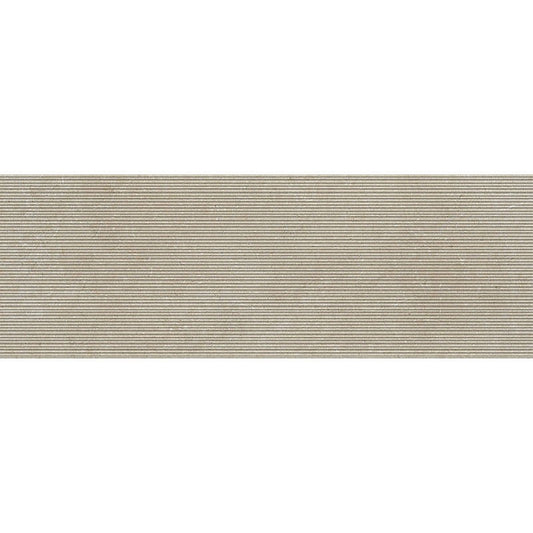Faianta baie / bucatarie rectificata bej 60x180 cm, Marazzi Magnifica Limestone Sand Strutturato Mikado 3D