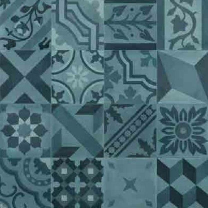 Decor exterior / interior albastru 20x20 cm, Marazzi D_Segni Blend Azzuro