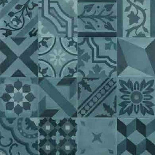 Decor exterior / interior albastru 20x20 cm, Marazzi D_Segni Blend Azzuro