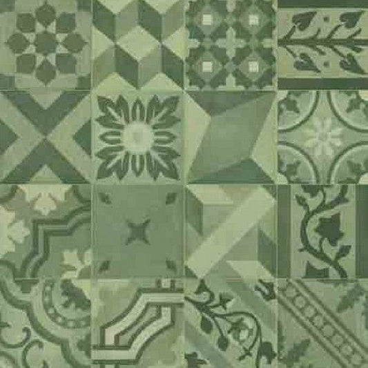Decor exterior / interior verde 20x20 cm, Marazzi D_Segni Blend Verde