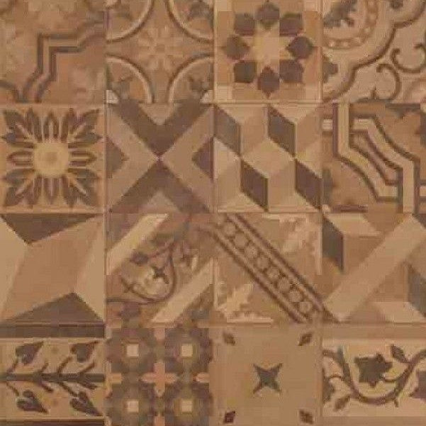 Decor exterior / interior maro 20x20 cm, Marazzi D_Segni Blend Terra