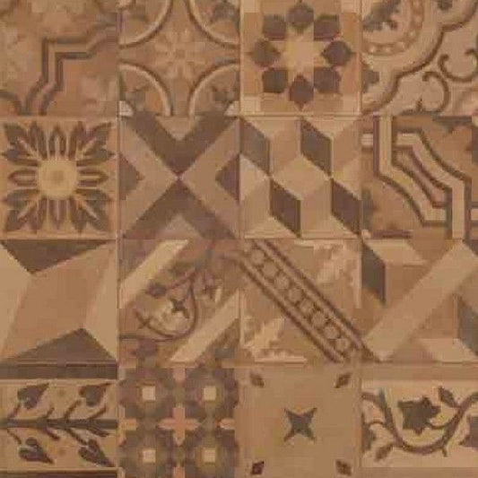 Decor exterior / interior maro 20x20 cm, Marazzi D_Segni Blend Terra