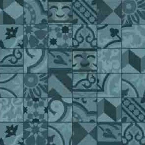 Decor exterior / interior albastru 10x10 cm, Marazzi D_Segni Blend Azzuro