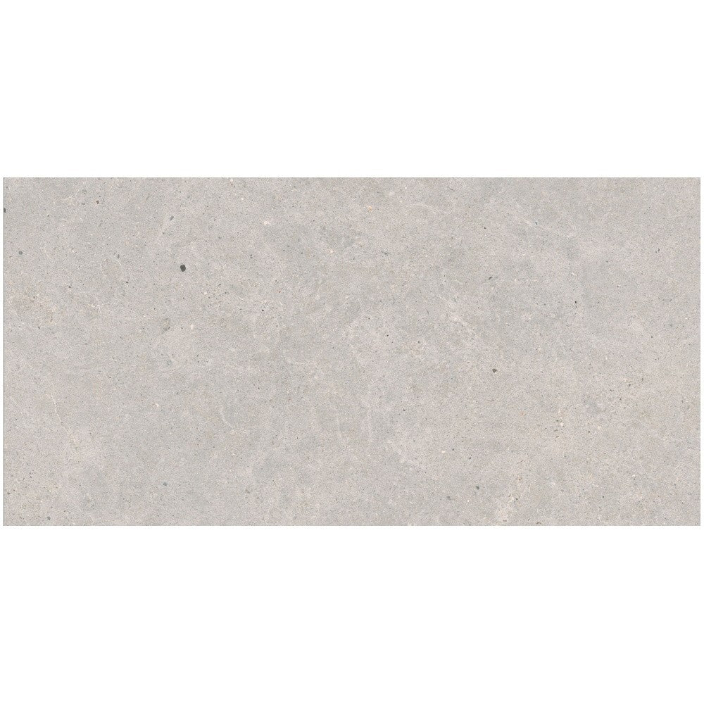Gresie interior portelanata rectificata gri 30x60 cm, Marazzi Mystone Moon White