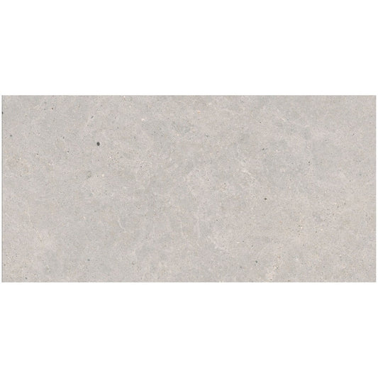 Gresie interior portelanata rectificata gri 30x60 cm, Marazzi Mystone Moon White