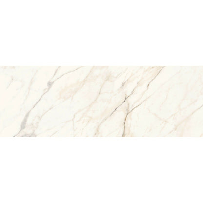 Faianta baie / bucatarie rectificata alba 40x120 cm, Marazzi Allmarble Wall Golden White Satin