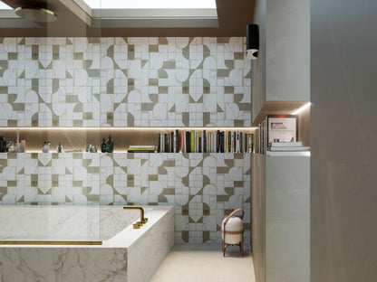Faianta baie / bucatarie rectificata maro 40x120 cm, Marazzi Allmarble Wall Pulpis Satin