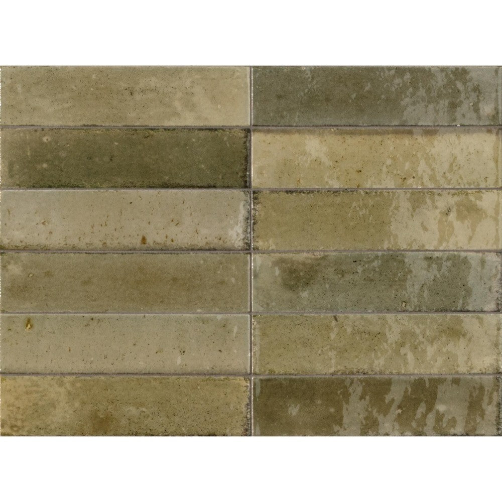 Gresie exterior / interior portelanata maro 6x24 cm, Marazzi Lume Musk Lux