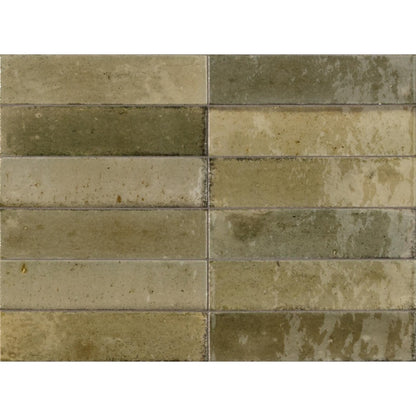 Gresie exterior / interior portelanata maro 6x24 cm, Marazzi Lume Musk Lux