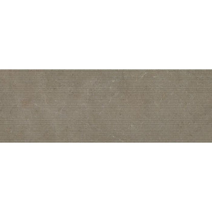 Faianta baie / bucatarie rectificata gri 60x180 cm, Marazzi Magnifica Limestone Taupe Strutturato Mikado 3D