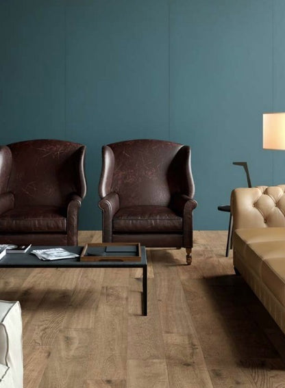 Gresie exterior / interior portelanata rectificata maro 22x120 cm, Marazzi Vero Rovere Grip