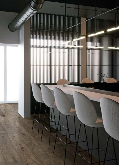 Gresie exterior / interior portelanata rectificata maro 22x120 cm, Marazzi Vero Quercia Grip