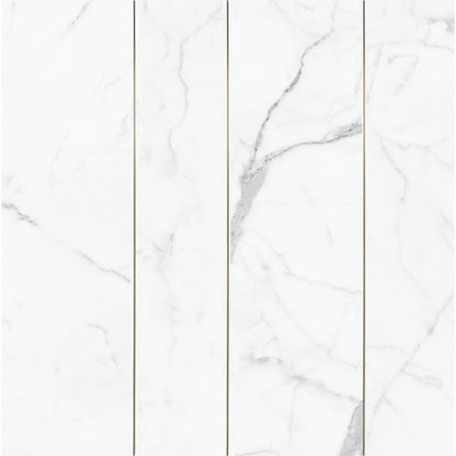 Mozaic 60x180 cm, Marazzi Magnifica Statuario Strip Metal Insert