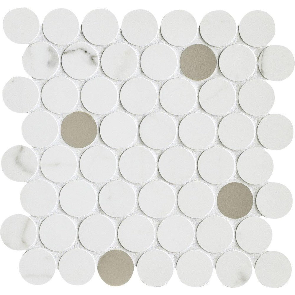 Mozaic 31x31 cm, Marazzi Magnifica Statuario Circle