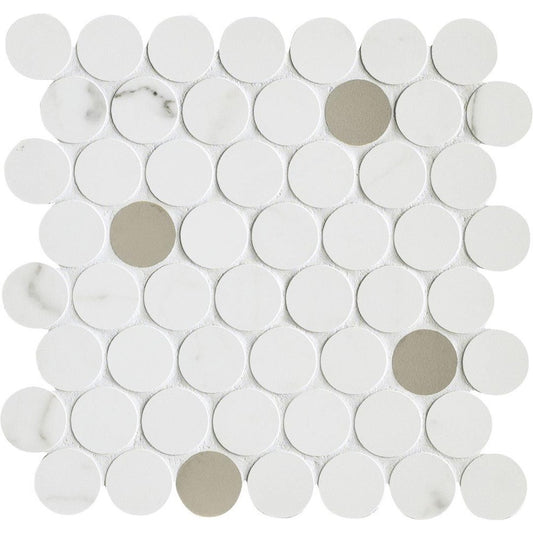 Mozaic 31x31 cm, Marazzi Magnifica Statuario Circle