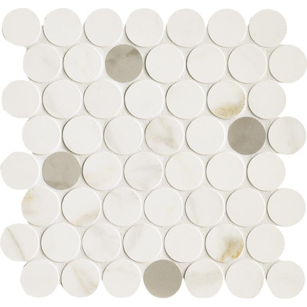 Mozaic 31x31 cm, Marazzi Magnifica Calacatta Gold Circle