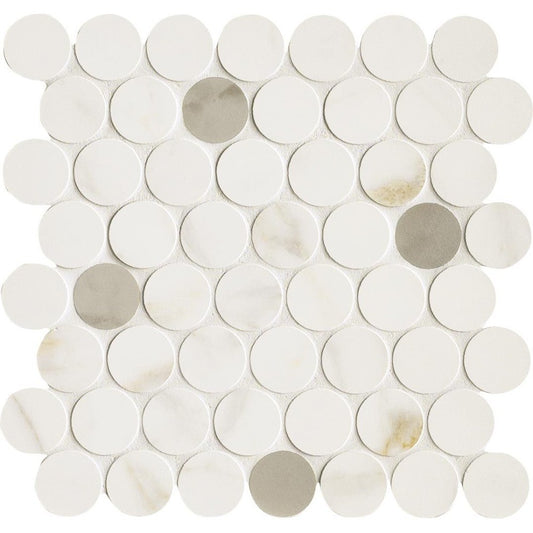 Mozaic 31x31 cm, Marazzi Magnifica Calacatta Gold Circle