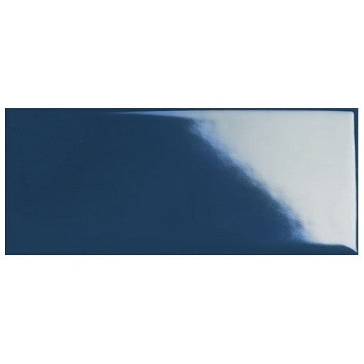 Faianta baie / bucatarie albastra lucioasa 7.5x15 cm, Marazzi Hello Lux Blue