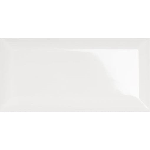 Faianta baie / bucatarie alba lucioasa 7.5x15 cm, Marazzi Hello Diamantato Lux White
