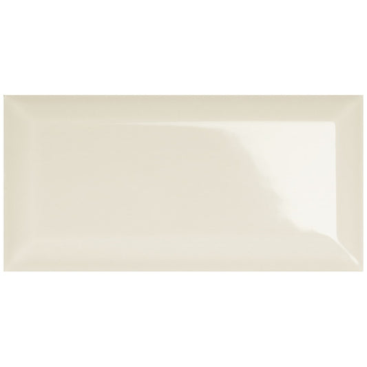 Faianta baie / bucatarie crem lucioasa 7.5x15 cm, Marazzi Hello Diamantato Lux Ivory