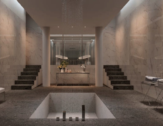 Mozaic 40x40 cm, Marazzi Allmarble Wall Statuario Lux