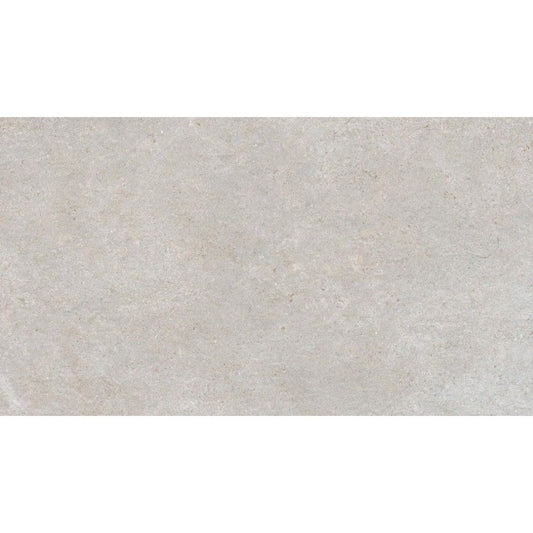 Gresie exterior / interior portelanata rectificata gri 75x150 cm, Marazzi Terratech Polvere