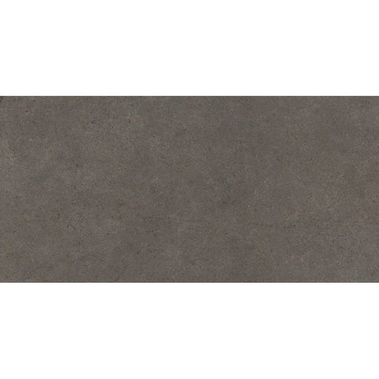 Gresie exterior / interior portelanata rectificata antracit 75x150 cm, Marazzi Terratech Grafite