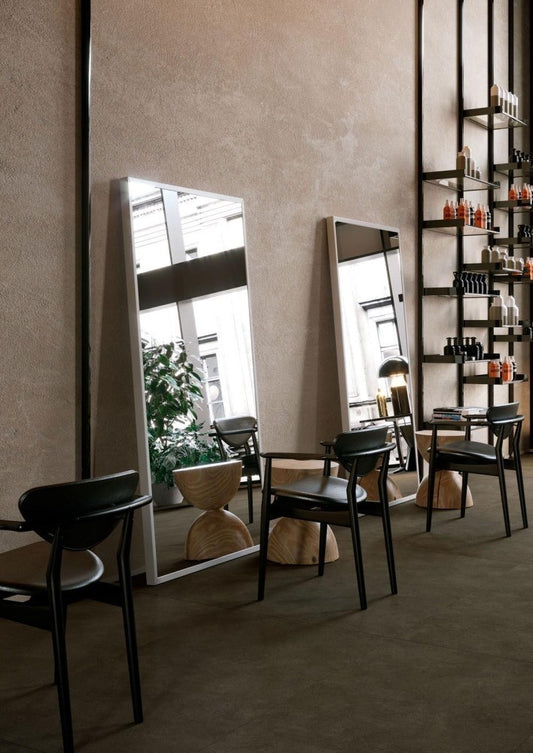 Gresie exterior / interior portelanata rectificata antracit 75x150 cm, Marazzi Terratech Grafite