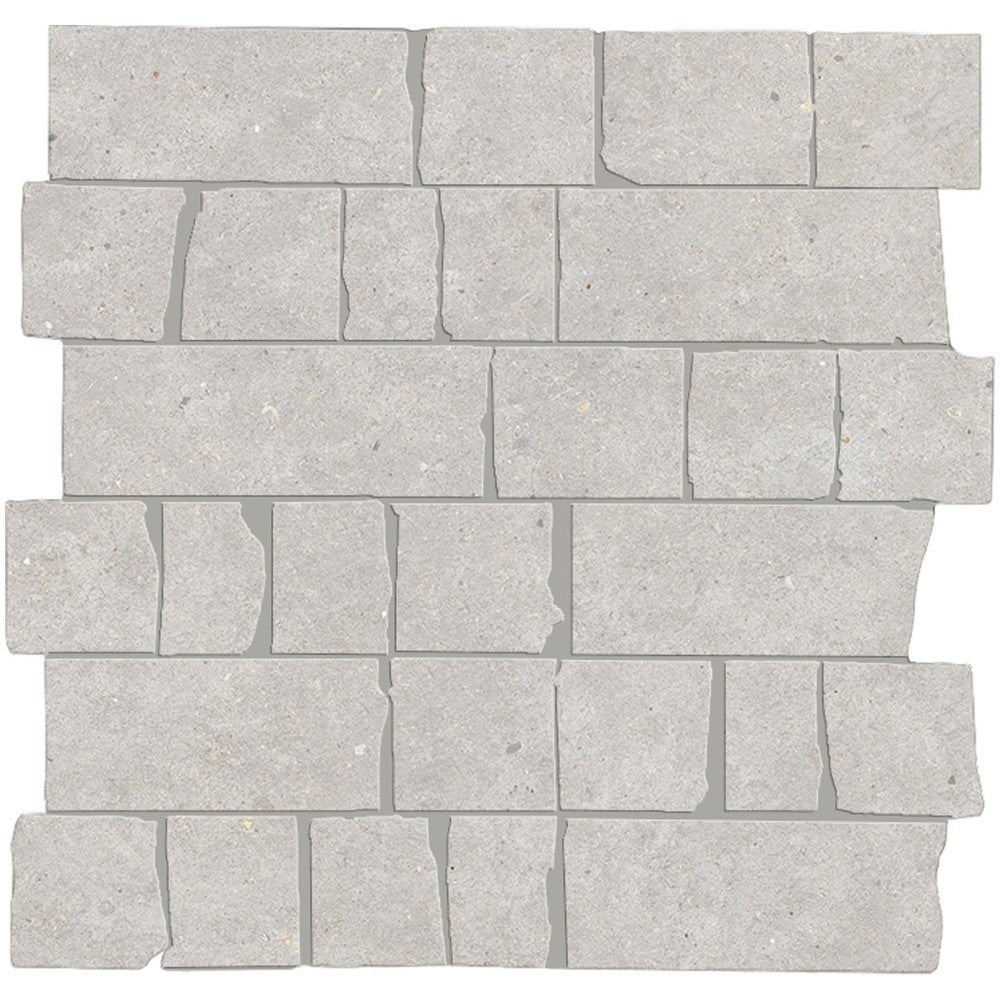 Mozaic 30x30 cm, Marazzi Mystone Moon White Spaccatella