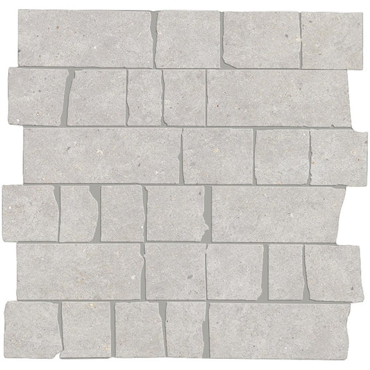 Mozaic 30x30 cm, Marazzi Mystone Moon White Spaccatella