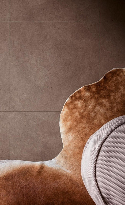 Gresie exterior / interior portelanata rectificata maro 60x60 cm, Marazzi Terratech Vinaccia