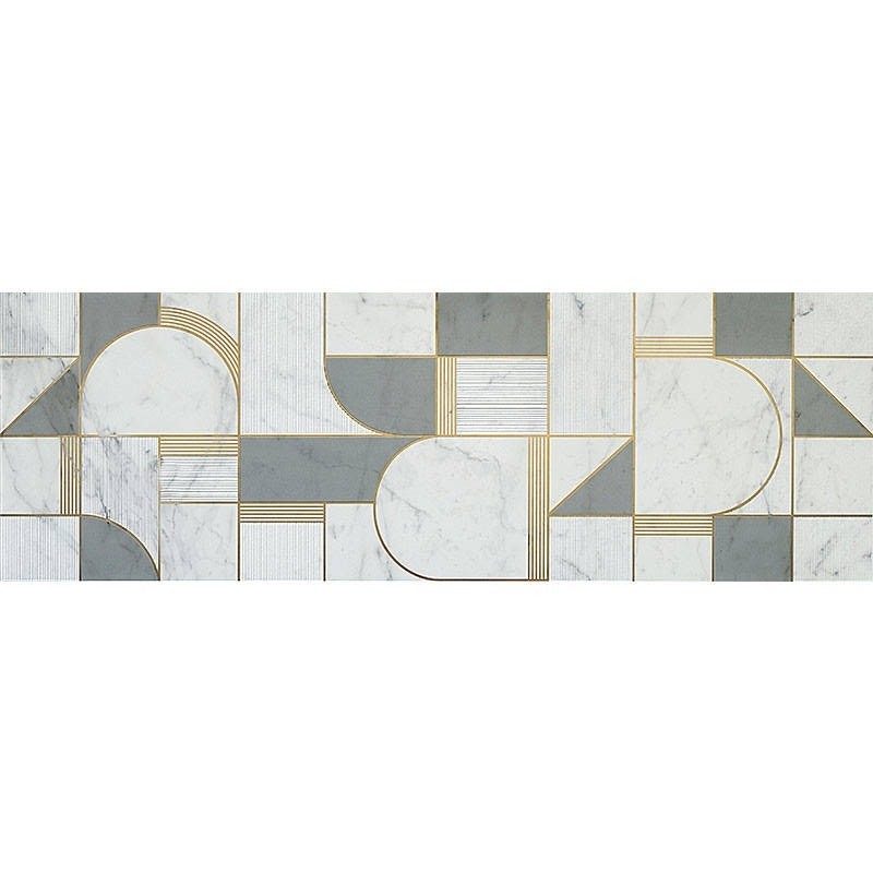 Decor interior alb 40x120 cm, Marazzi Allmarble Wall Golden White Satin Club