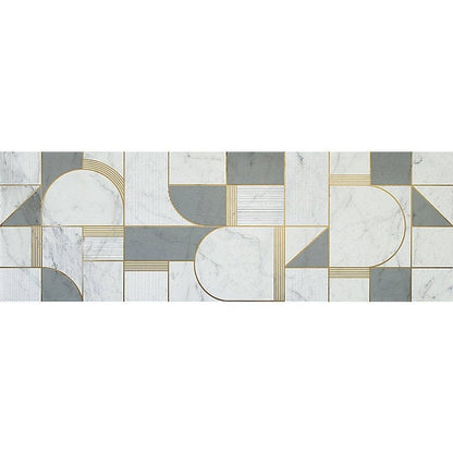 Decor interior alb 40x120 cm, Marazzi Allmarble Wall Golden White Satin Club