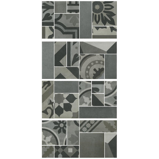 Mozaic 19x38 cm, Marazzi D_Segni Blend Carbone
