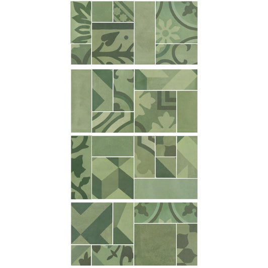 Mozaic 19x38 cm, Marazzi D_Segni Blend Verde