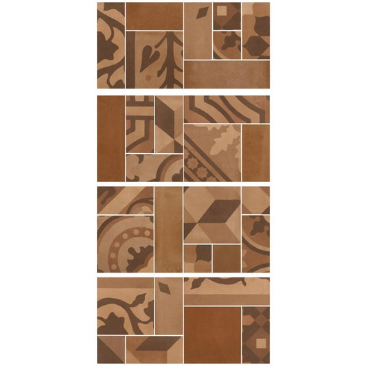 Mozaic 19x38 cm, Marazzi D_Segni Blend Terra