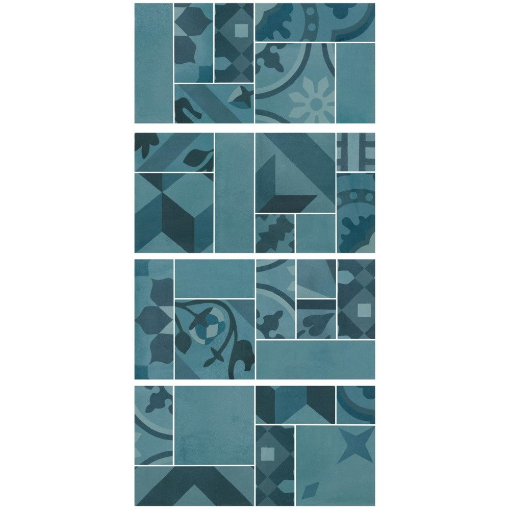 Mozaic 19x38 cm, Marazzi D_Segni Blend Azzuro