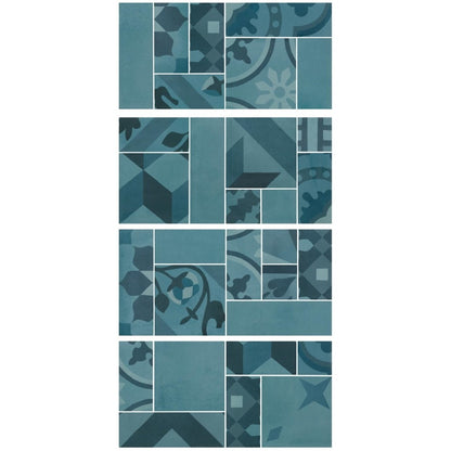 Mozaic 19x38 cm, Marazzi D_Segni Blend Azzuro