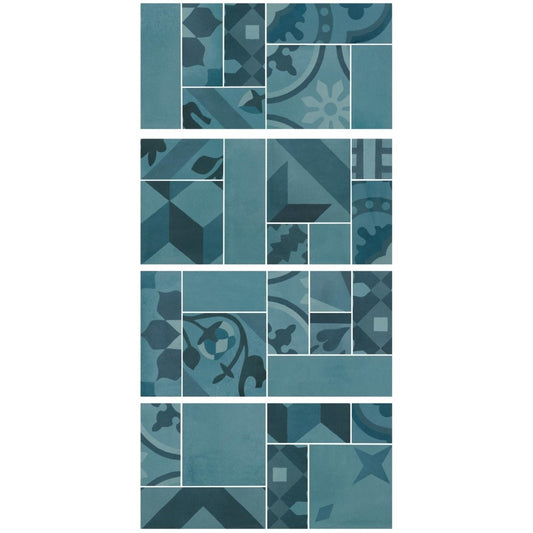 Mozaic 19x38 cm, Marazzi D_Segni Blend Azzuro