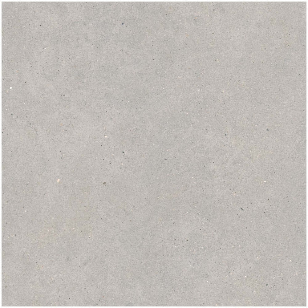 Gresie interior portelanata rectificata gri 120x120 cm, Marazzi Mystone Moon White
