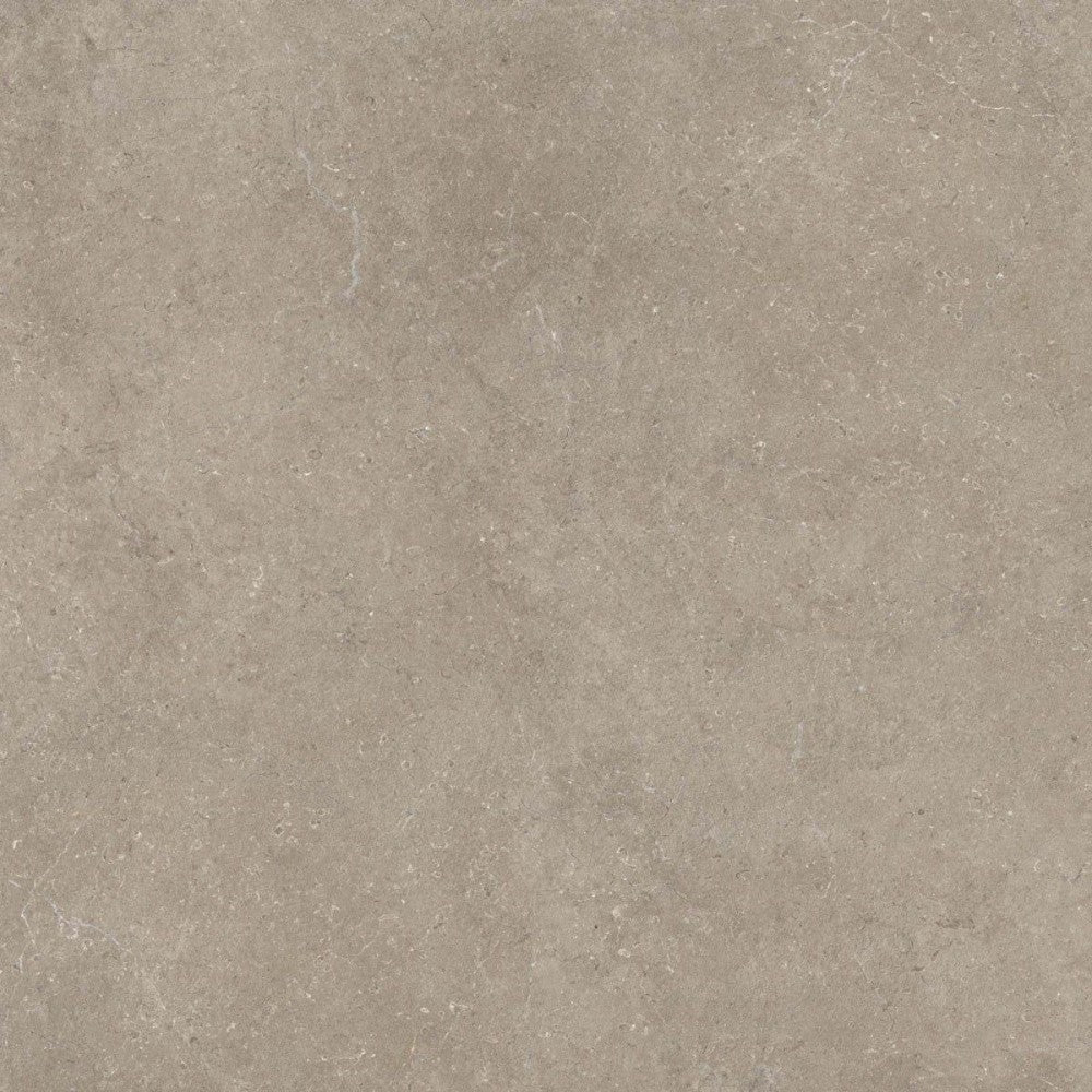Gresie exterior / interior portelanata rectificata gri 120x120 cm, Marazzi Mystone Limestone Taupe