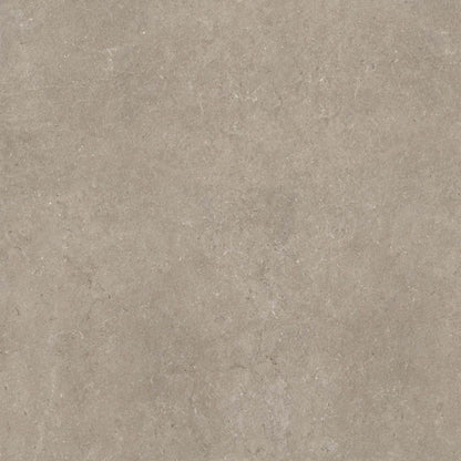Gresie exterior portelanata rectificata gri 120x120 cm, Marazzi Mystone Limestone Taupe Strutturato