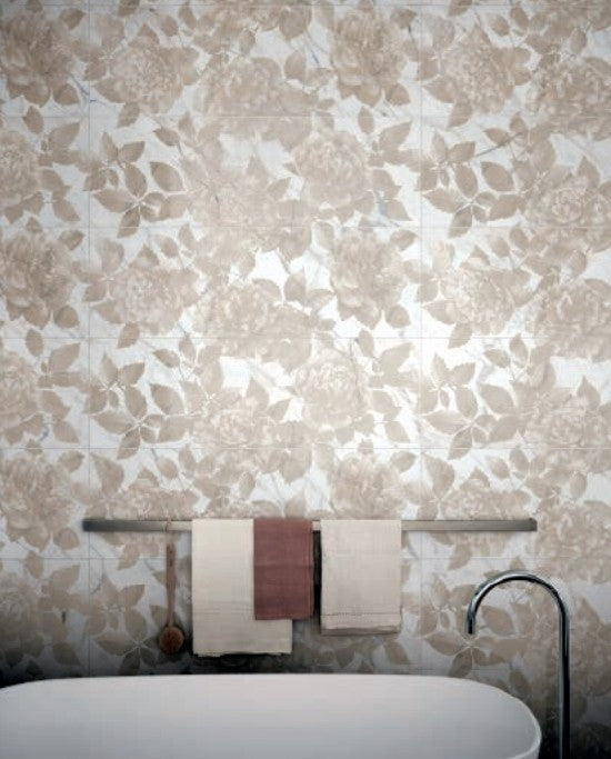 Decor interior alb 80x120 cm, Marazzi Allmarble Wall Altissimo Satin Rose