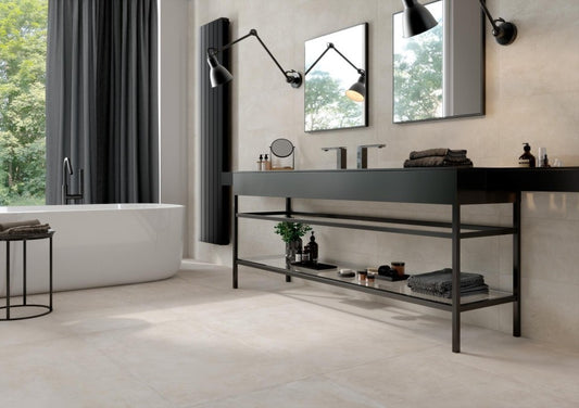 Faianta baie / bucatarie rectificata alba 30x90 cm, Marazzi Puro Plaza Wall White