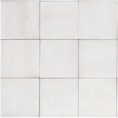 Gresie interior portelanata alba 15x15 cm, Marazzi Rice Bianco Lux