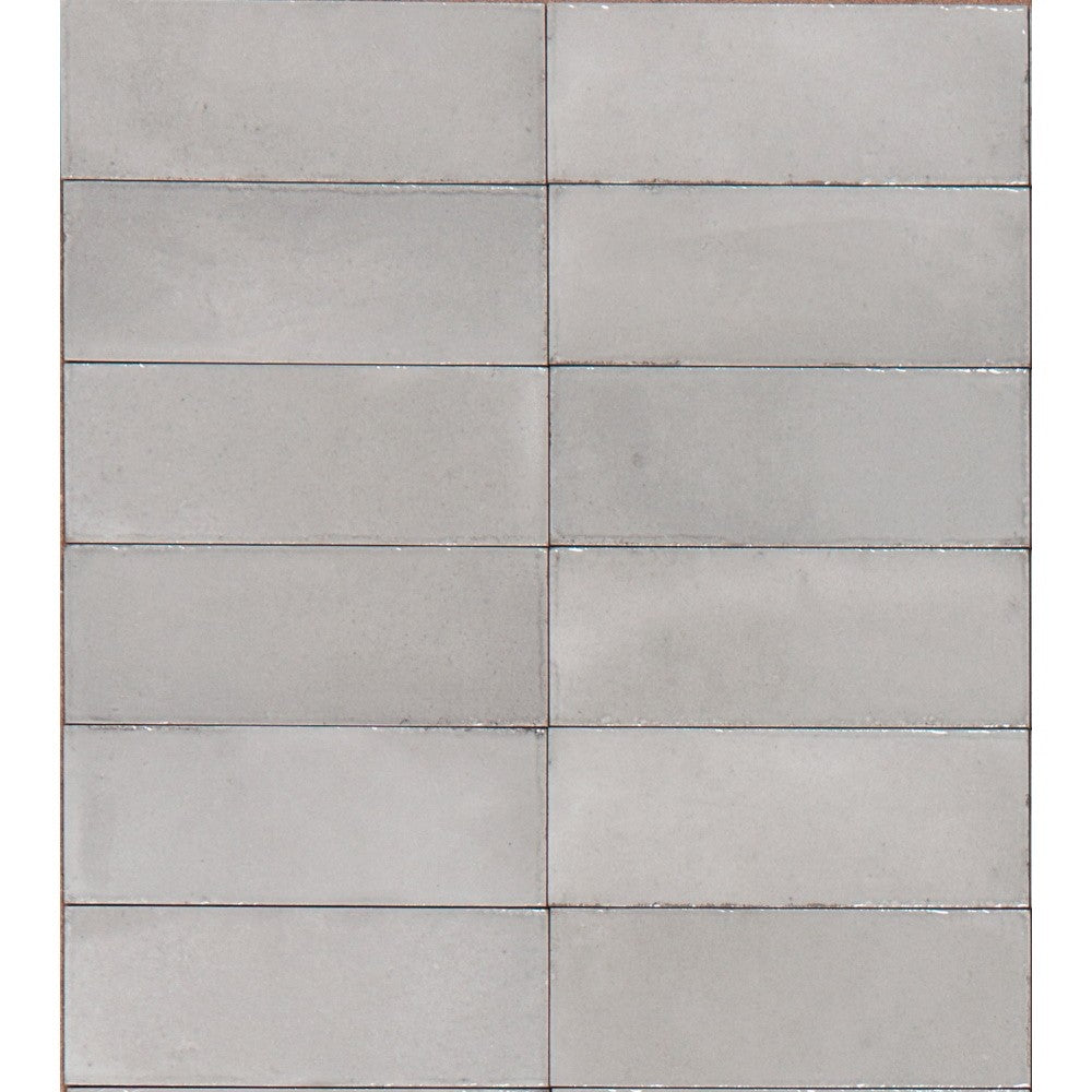 Gresie interior portelanata gri 7.5x20 cm, Marazzi Rice Grigio Lux