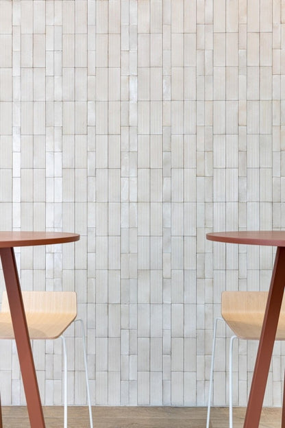 Decor interior bej 7.5x20 cm, Marazzi Rice Natural Strutturato Pleat 3D Lux