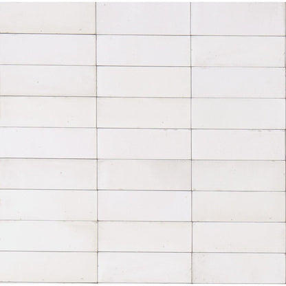 Gresie interior portelanata alba 5x15 cm, Marazzi Rice Bianco Lux